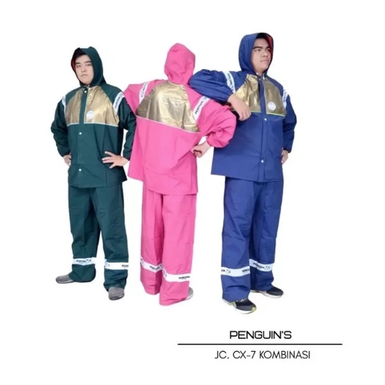 Jas hujan setelan penguin cx kombinasi XXXL