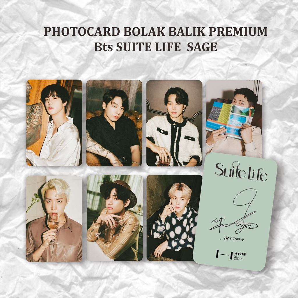 Photocard PC PREMIUM BTS (1set) FESTA || 7 Fates SUGA D-day