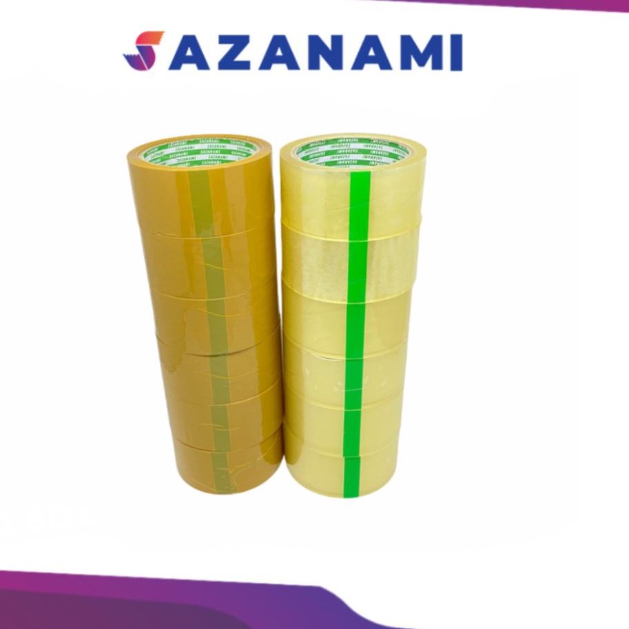 

DISKON BRANDS FESTIVAL LAKBAN BENING 2" 45MM X 72Y YARD SAZANAMI TAPE OPP LAKBAN COKLAT grosir