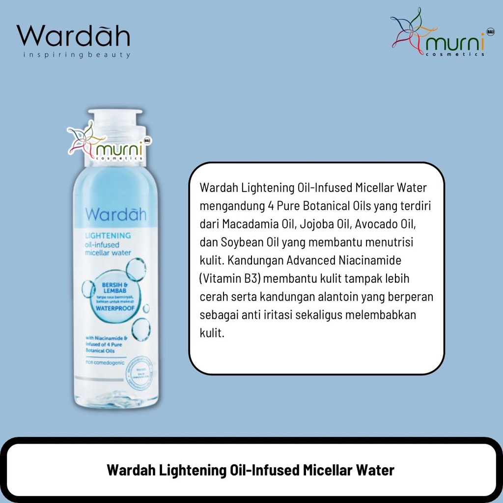 WARDAH LIGHTENING OIL-INFUSED MICELLAR WATER 100ml