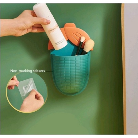 Tempat Sikat Gigi Odol Tempel Dinding Bentuk Jagung / Gantungan Tempel Dinding Serbaguna / Gantungan Bentuk Jagung / Organizer Serbaguna / Dekorasi Kamar Mandi / Corn Storage Holder