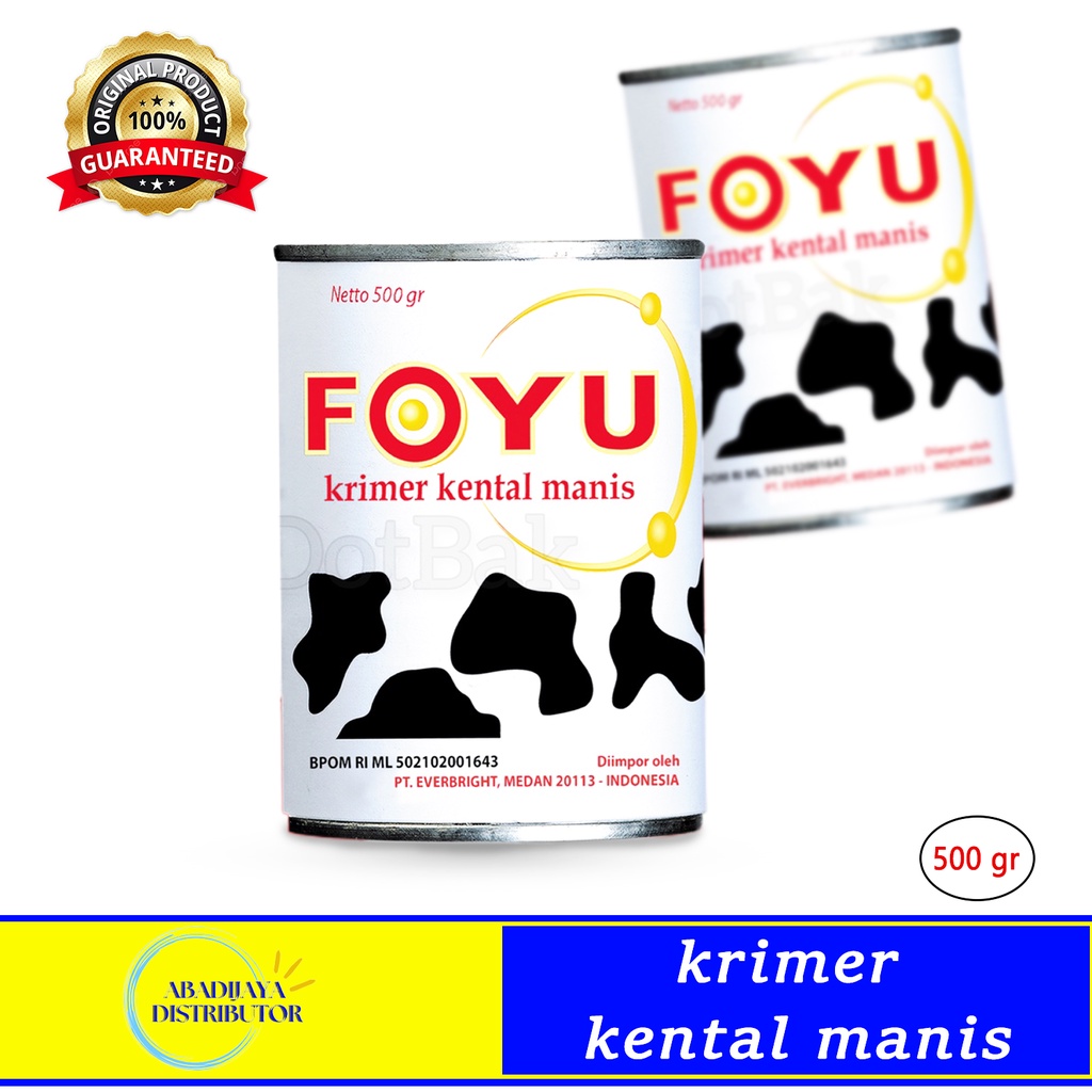 

Foyu SKM Susu Kaleng Krimer Kental Manis 500gr