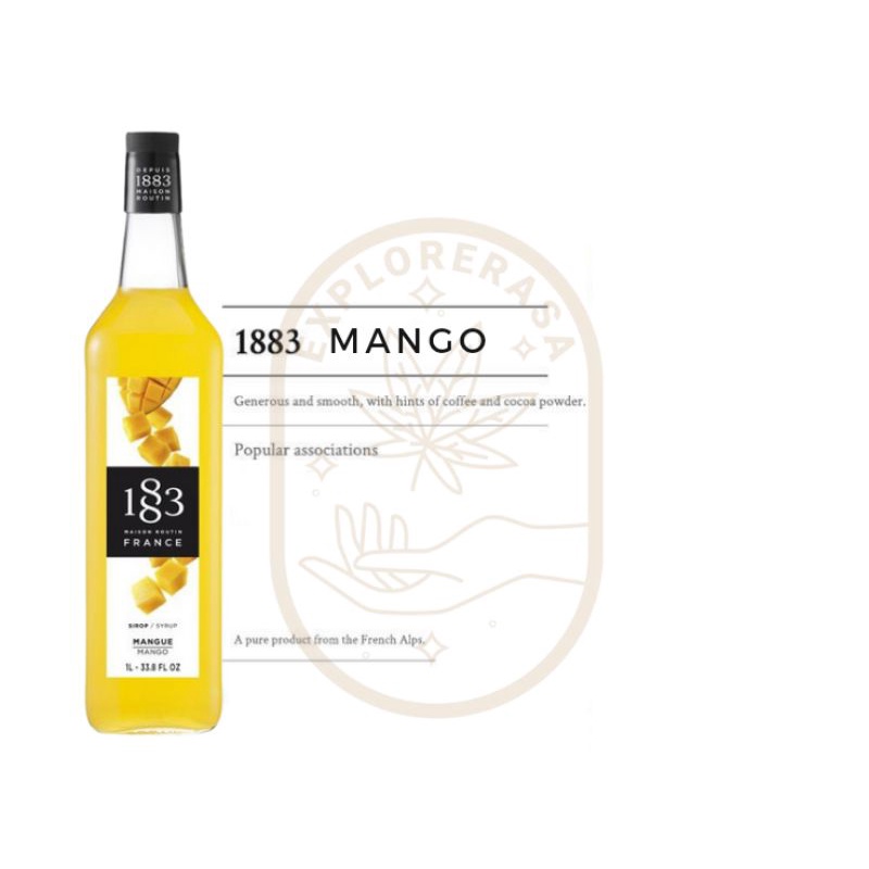 

1883 syrup Mango 1 liter