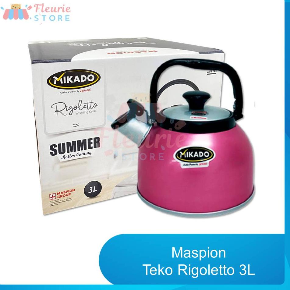 TERLARIS Maspion Teko Rigoletto 3 Liter - Teko Bunyi - Whistling Kettle - Ceret Air Minum