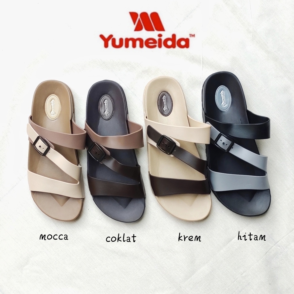 Selop sandal wanita sendal perempuan Yumeida LD-7121 Ukuran 36-41