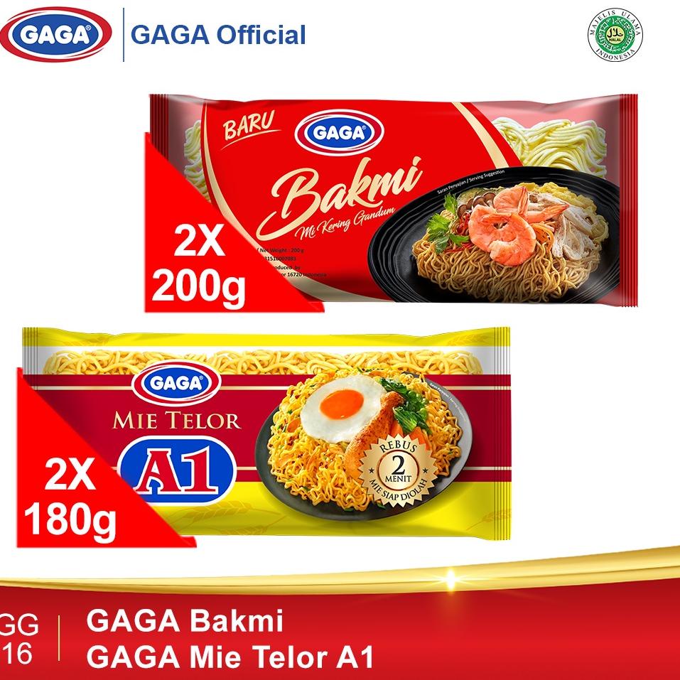 

【Penjualan Terbaik】✅COD Beli GAGA Bakmi 2pcs, GAGA Mie Telor 2pcs (GG16)