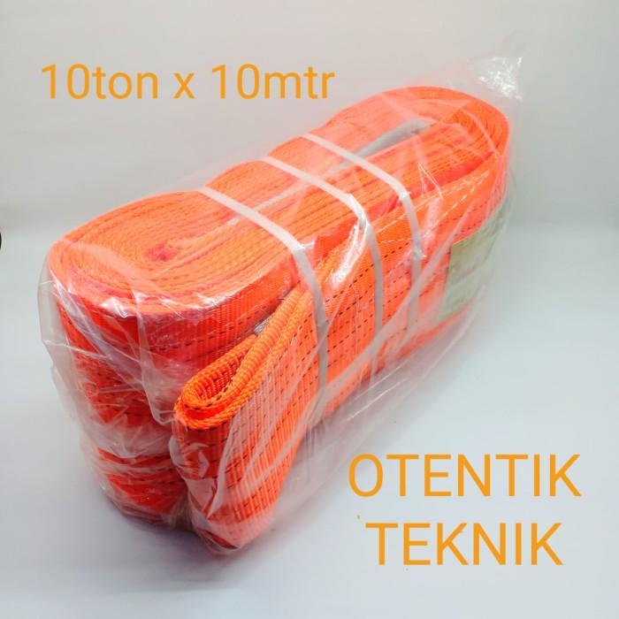 WEBBING SLING BELT 10 TON X 10 METER - TALI SABUK 10T X 10M - WEBING
