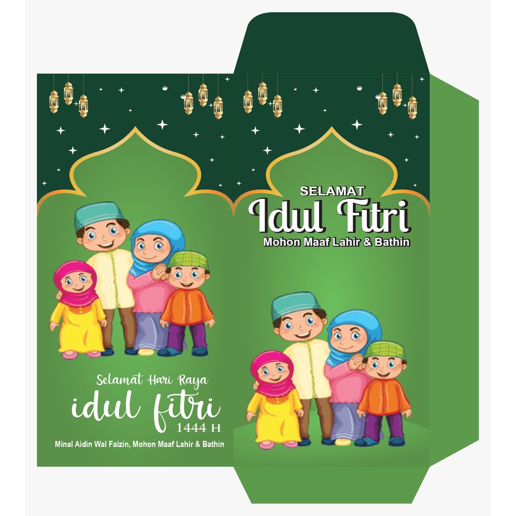 [TERBATAS!!] Amplop idul fitri lucu murah isi 10pcs (HARGA 1PAK=3500 ISI 10LEMBAR)