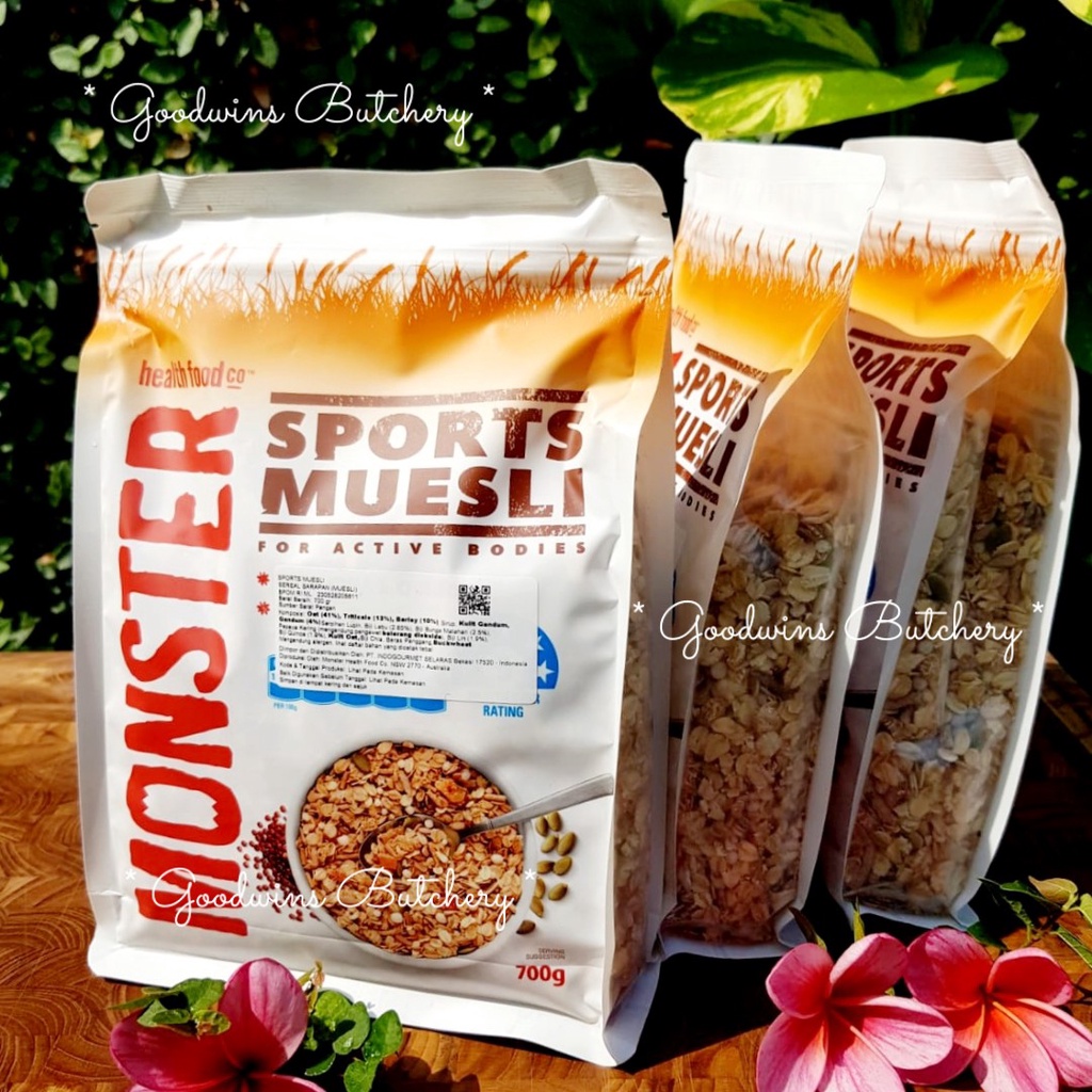 

MUESLI SPORT with chia & quinoa MONSTER Health Food Co. Australia 700g