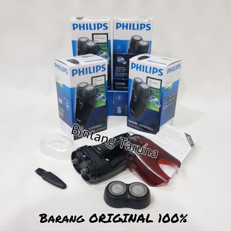 Shaver Philips PQ-206 Alat Cukur Kumis Philips PQ206/18 Elektrik Shaver Philips PQ206