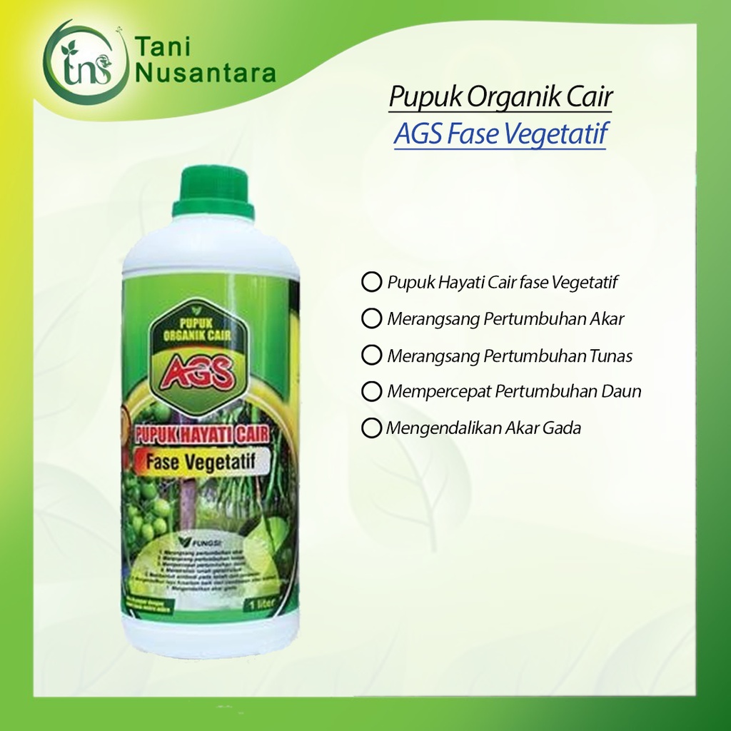 Pupuk Hayati Cair AGS Vegetatif 1L