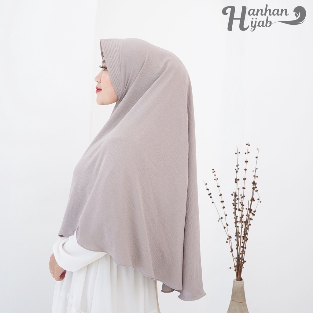 Bergo Pet Crinkle Jumbo/Syar'i by Hanhan Hijab