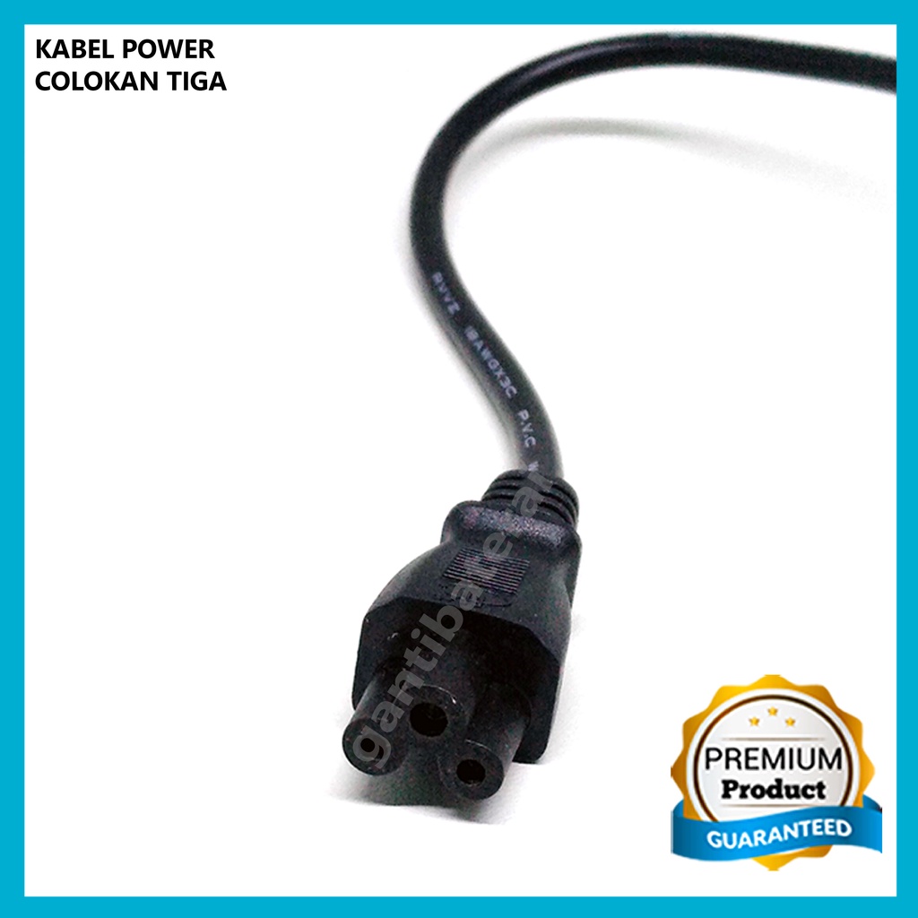 Kabel power Adaptor kabel power adaptor laptop colokan 3 lubang Ori