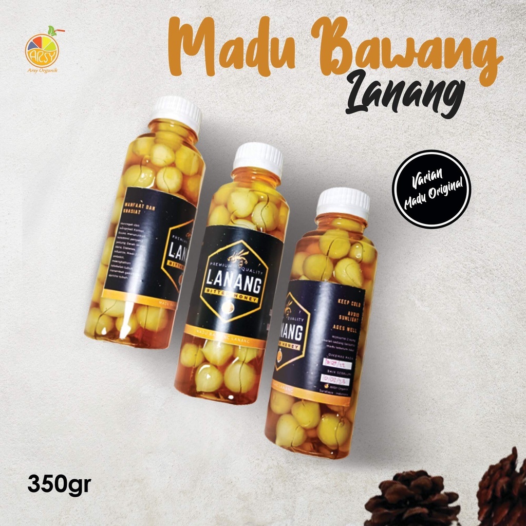 

HOT ITEM Madu Bawang Tunggal Premium Quality 350 GR