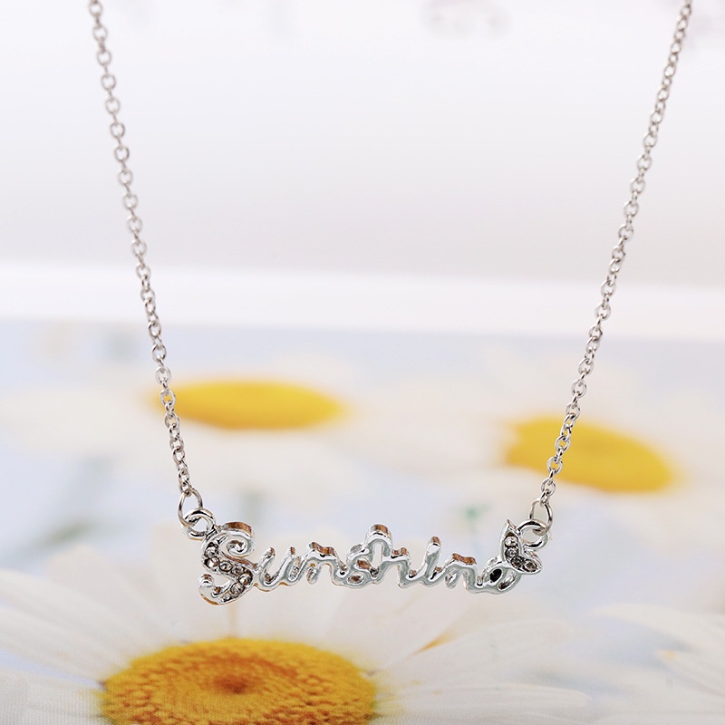 MMM Kalung 6538 Titanium Crystal Woman Fashion Jewerly impor