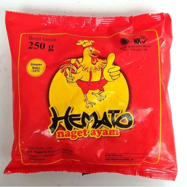 

HEMATO NUGGET REGULAR 250 & 500 GR GROSIR/KARTONAN
