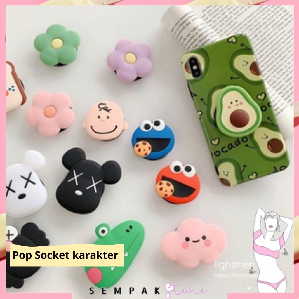 SS Popsocket 3D Karakter/ 3D Cartoon Popsockets/ Popsocket Motif part 2#BISA COD