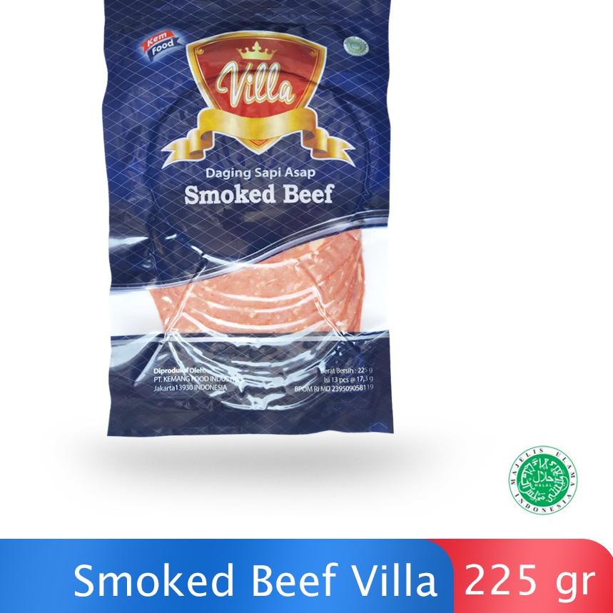

12.12 Brand Villa Smoked Beef - Daging Sapi Asap Premium 225gr !!!