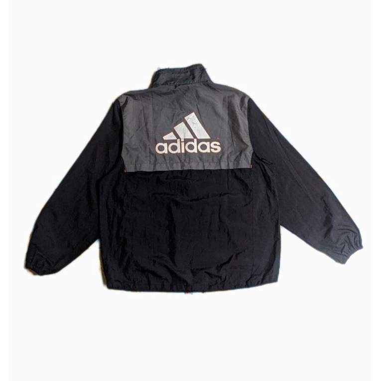 Jaket Windbreaker Vintage Adidas Big Logo
