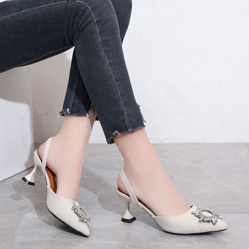 RYX - Diva Diamond Sepatu Heels Hak Tinggi Slip-On Wanita Fashion Pesta / Jalan Jalan - Import Ori