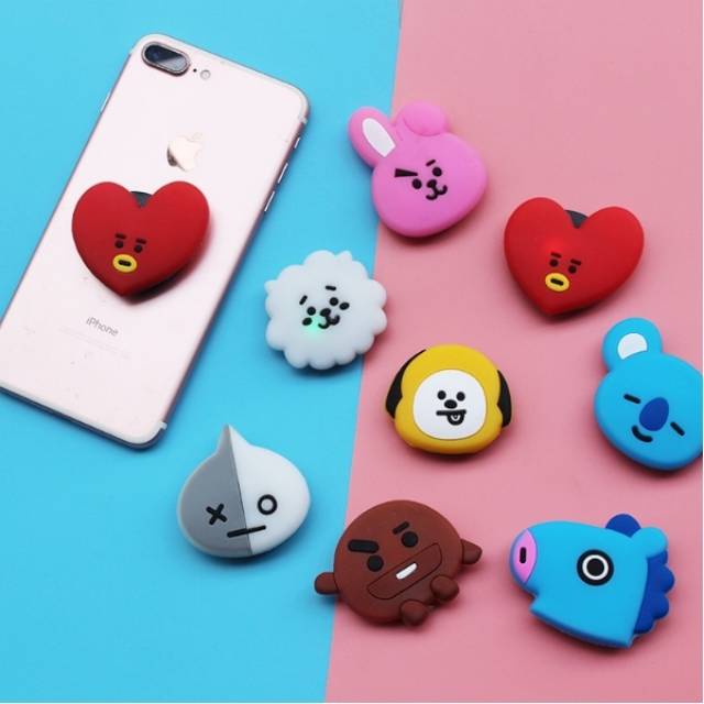T&amp;Y Popsocket 3D Karakter 3D Cartoon Popsockets Hp Popsocket PVC Motif Import