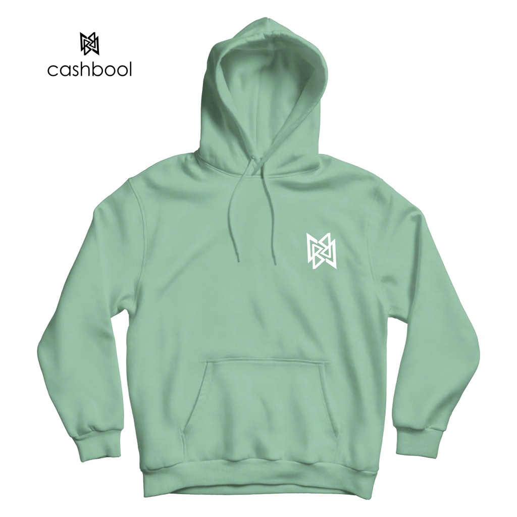 CASHBOOL HOODIE Logo Font Cashbool Print Fleece Pullover Unisex PRIA/WANITA