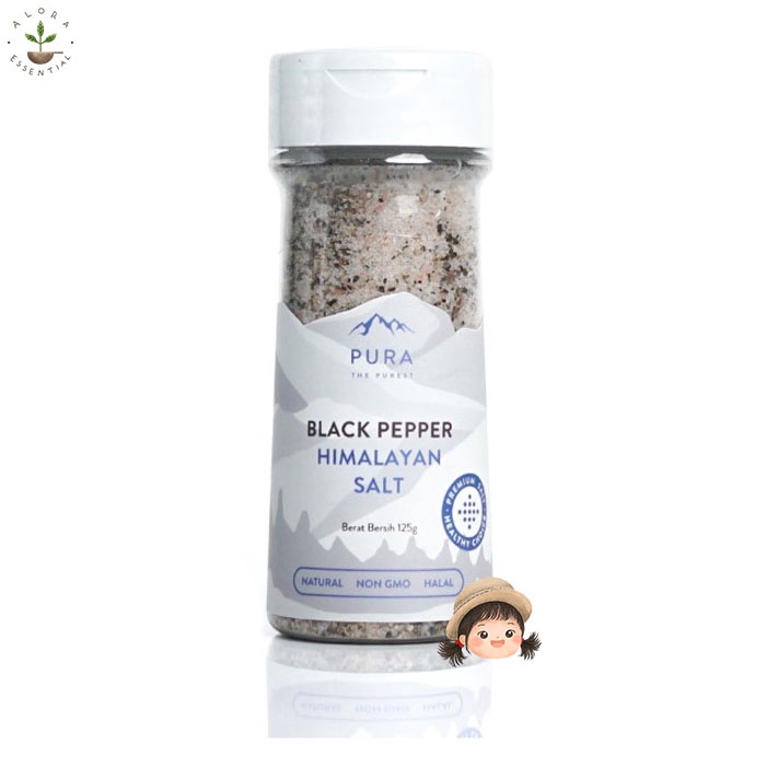 Pura Himalayan Salt Pepper Garam Himalaya Natural