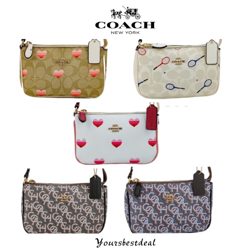 Coach Nolita 19 Signature Women Shoulder Mahjong Bag Wristlet Beadchain Pearl C1985 C2238 C3308 C3334 C1583 C1585