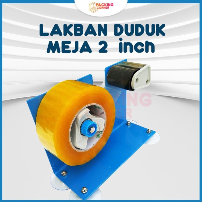 

Terlaris Tape Dispenser Cutter Duduk Meja Lakban 2 Inch 2" 45Mm Isolasi Besar