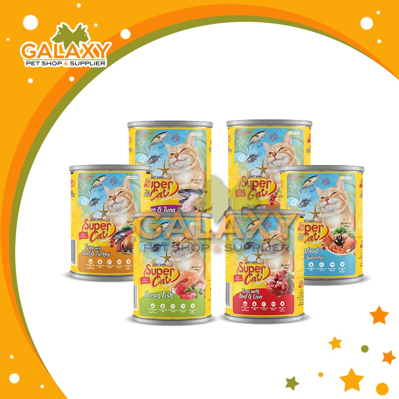 SUPER CAT KALENG 400g