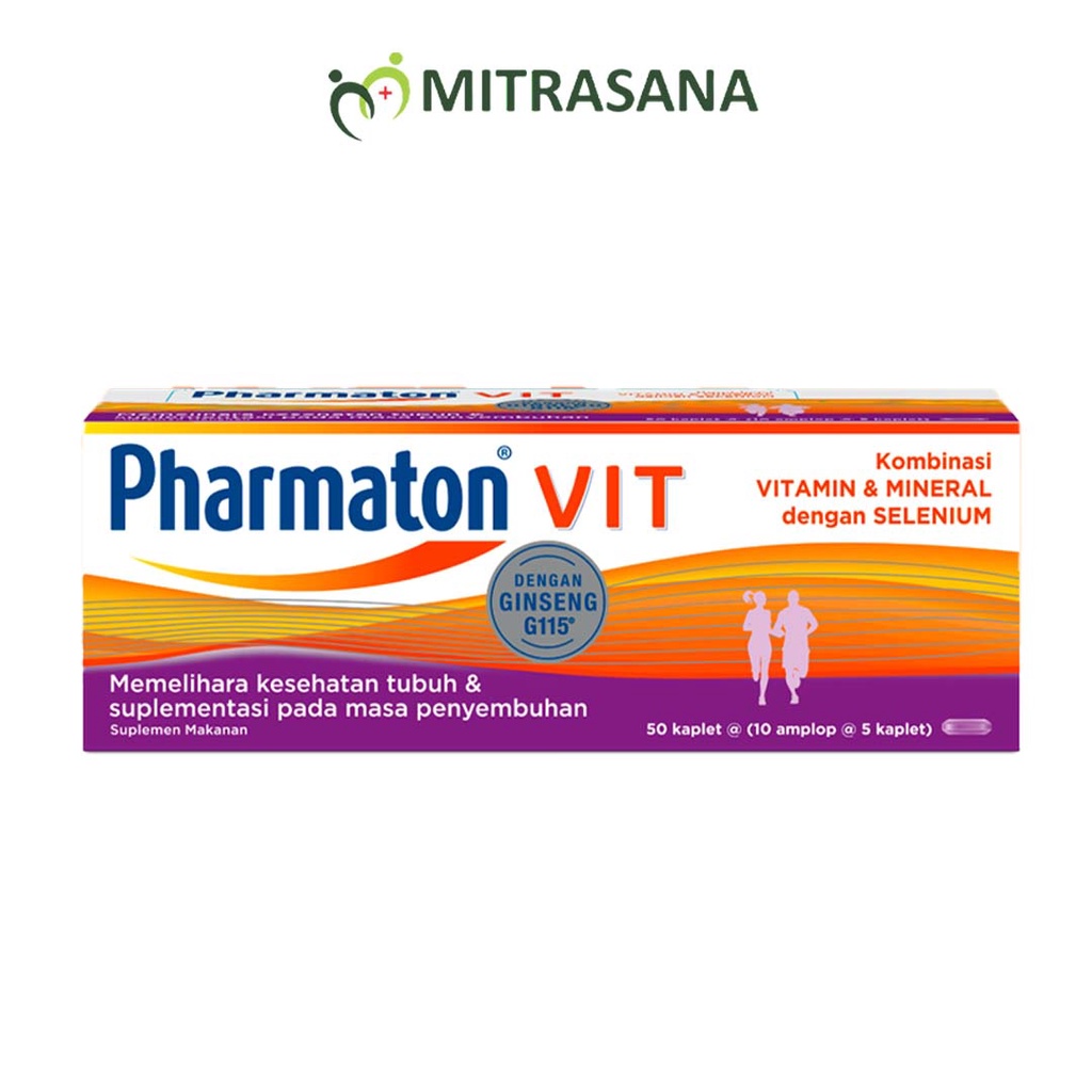 Pharmaton Vit 10 Stp x 5 Kps - Multivitamin Jaga Stamina