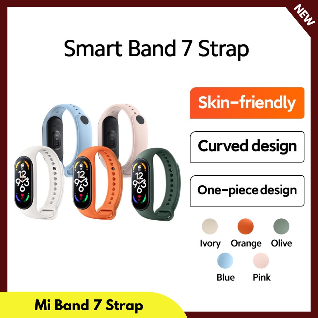 Xiaomi Mi Band 7 Strap Silicon Barcelet - Karet Smart MiBand 7