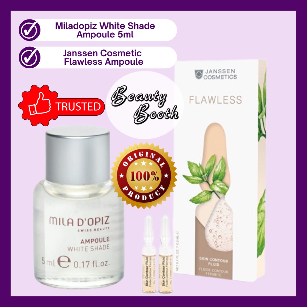 MILADOPIZ White Shade Ampoule 5ml + Janssen Flawless Ampoule