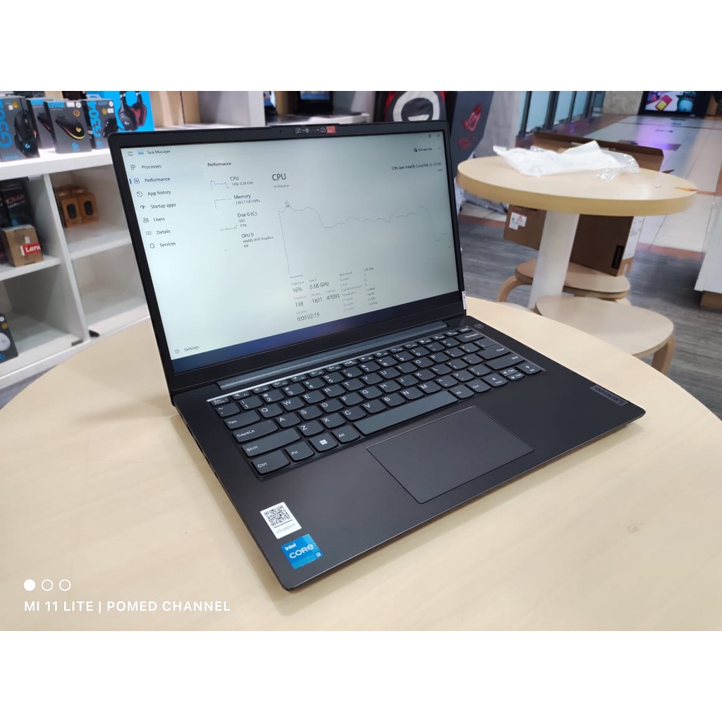 Laptop Gaming Lenovo V14 G3 Intel Core I3 1215U 20GB 512GB 14 FHD Windows 11 Home Iron Grey Termurah