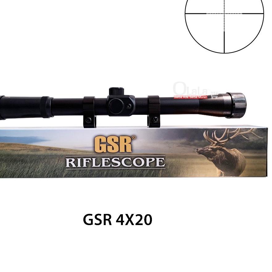 ▼ TELESKOP GSR 4X20 ✪