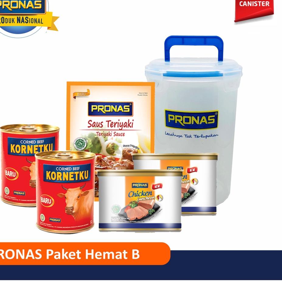 

✸ PRONAS Paket Hemat B Bundling 5 pcs Free Canister ♪