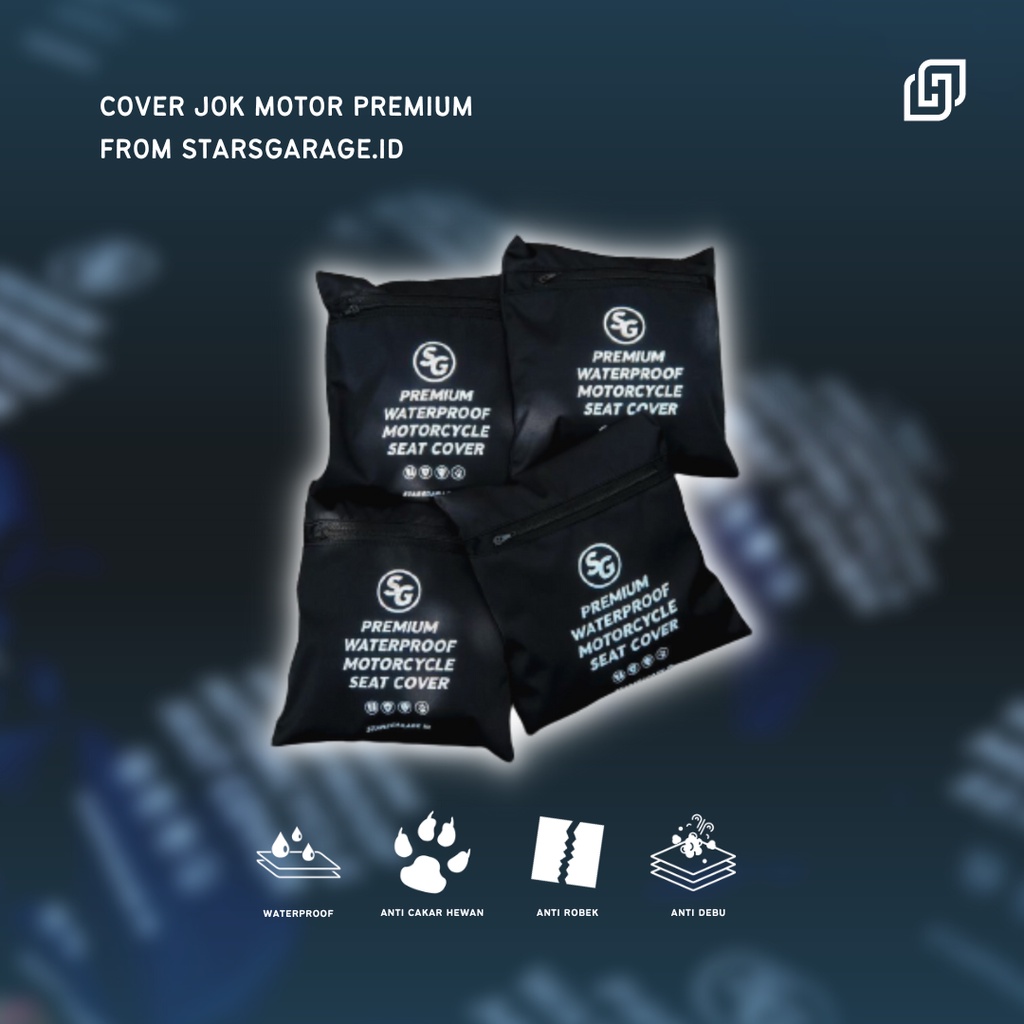 Cover Seat / Sarung Jok Motor Anti Kucing Anti Air / Cover Jok Motor Aerox Nmax Vespa Matic Vario Mo