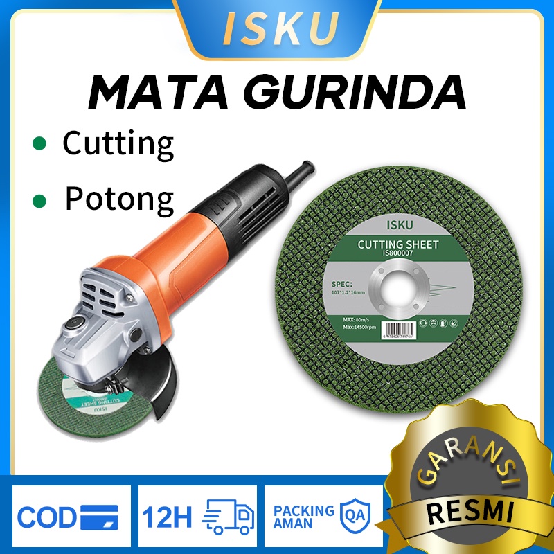 ISKU Mata Gerinda Potong Cutting 1 pc Besi Cutting Wheel 4 Inch