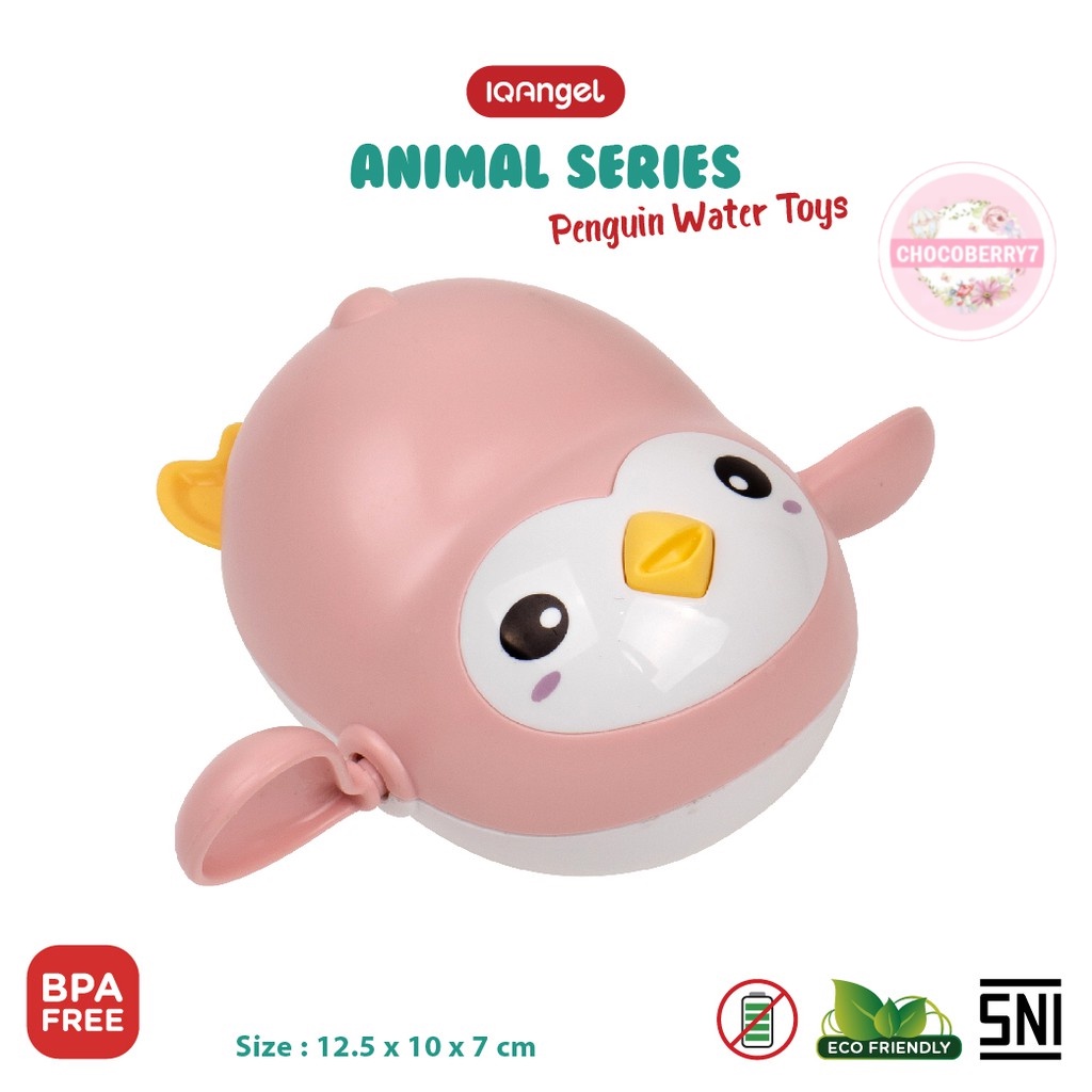 IQAngel Penguin Water Toys IQC01 / Mainan Mandi Bayi / Mainan Air Bayi Pinguin Berenang