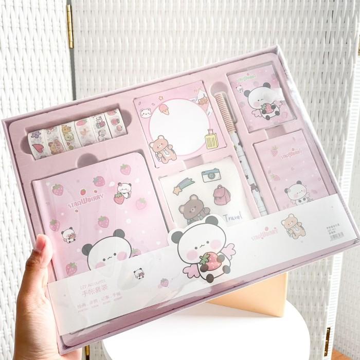 

PAKET JURNAL ALAT TULIS 7 IN 1 MODEL BUNNY KELINCI IMUT READY 2 WARNA