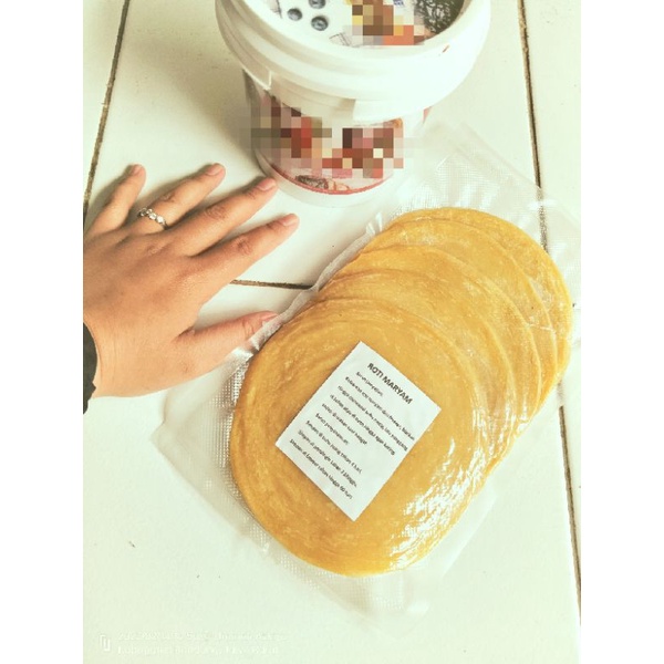 

Roti Maryam Jumbo Isi 5 Pcs, Bobot Total 500gram