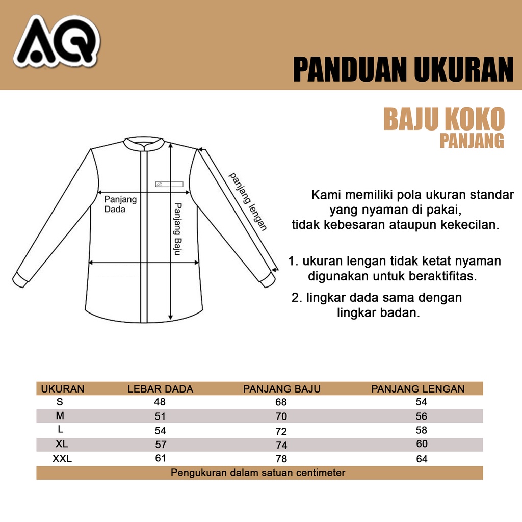 Baju Koko Pria Lengan Panjang Putih Motif Kusuma