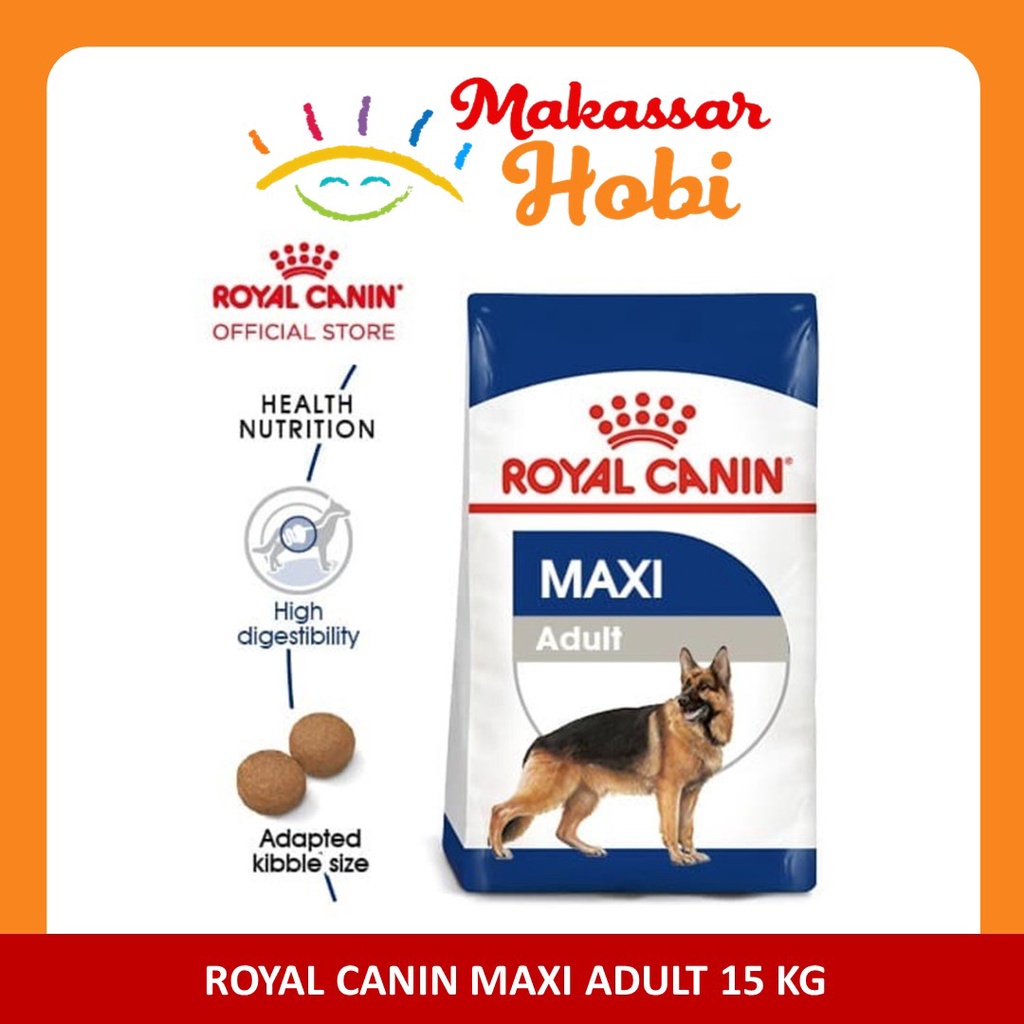 Royal Canin Maxi Adult 15kg 15 kg Makanan Anjing Dewasa Dry Dogfood