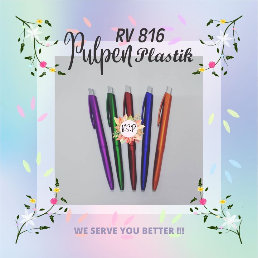 

Pulpen Plastik RV 816 / Souvenir Wedding Seminar kit Murah