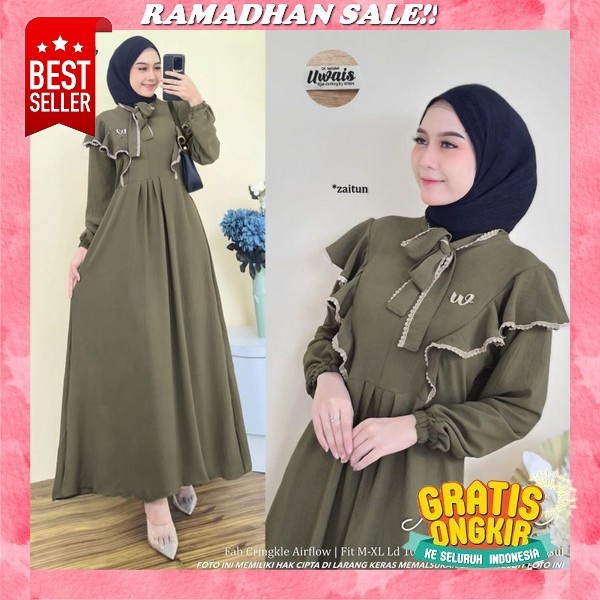 M L Xl Xxl Nisa Arabian Abaya - Gamis Maxy Terbaru 2023 Dress Kondangan Gaun Pesta Muslimah Abaya Re