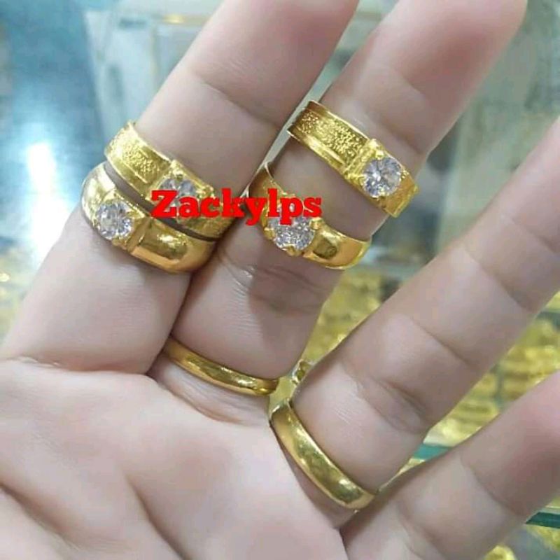 cincin mata lapis emas 999