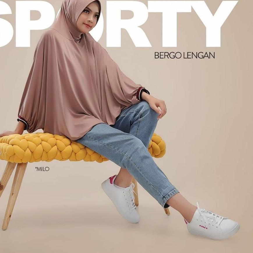 12.12 Brand kerudung lengan azizah/ jilbab lengan/ bergo lengan/ hijab lengan / jilbab syari bahan J