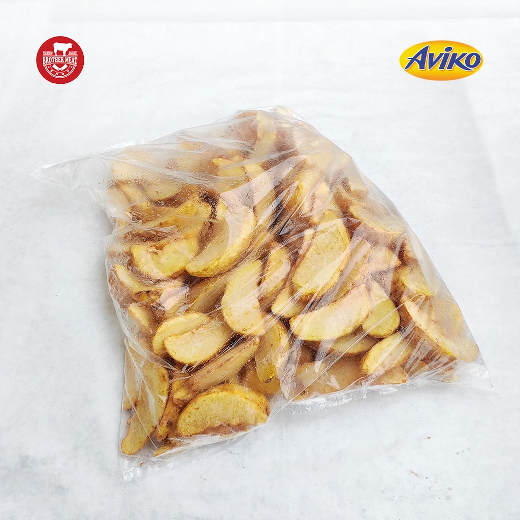 Aviko Mega Wedges Fries, Kentang Goreng Wedge Cut 2,5kg