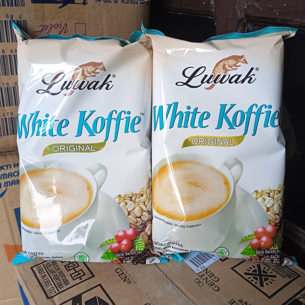 

Luwak White Koffie 20 gram isi 10 sachet