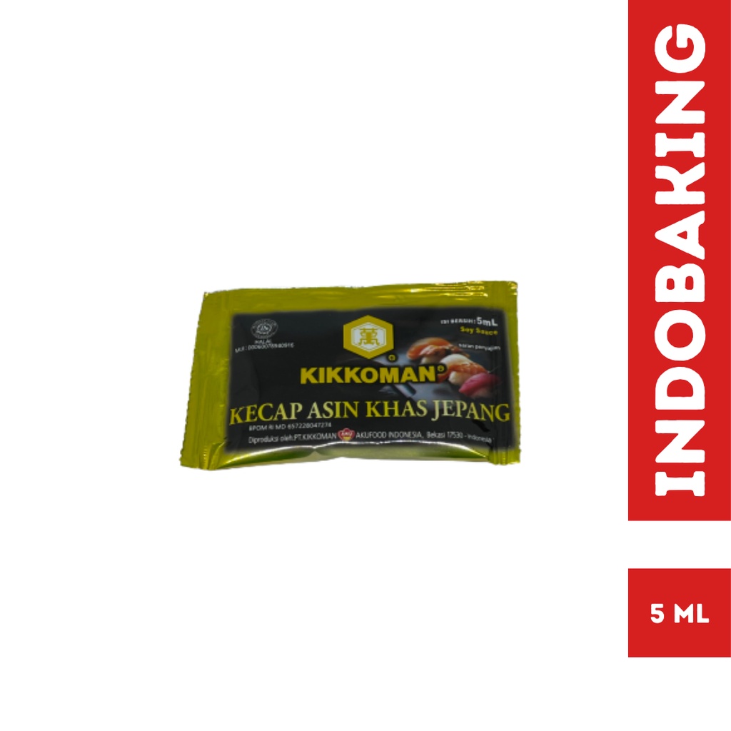 

Kecap Asin Shoyu Jepang Kikkoman Sachet 5 ml